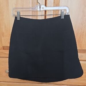 Lush Black Mini Skirt